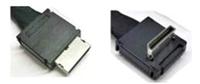 Intel Cable SFF-8611 straight to right angle 700mm - thumbnail