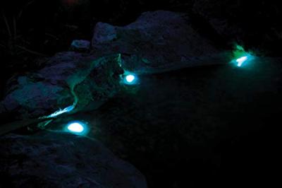 Pontec PondoStar LED RGBW Set 3 Vijververlichting - IP68 Waterdicht met Afstandsbediening, Energieklasse A+ - thumbnail