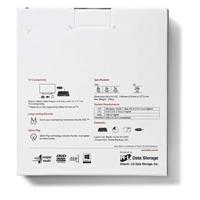 HL Data Storage GP60 Externe DVD-brander Retail USB-A 2.0 Wit - thumbnail