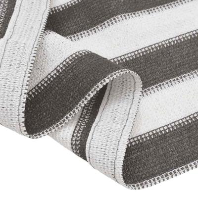 VidaXL Tenttapijt 250x300 cm antracietkleurig en wit