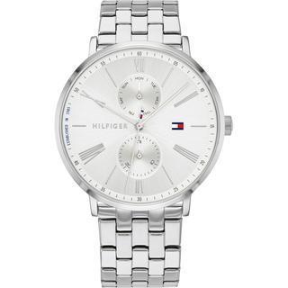 Tommy Hilfiger Dames Jenna horloge met zilveren wijzerplaat - 1782068