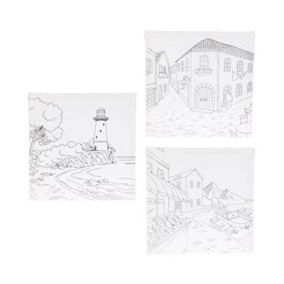 Schilderset met Canvas, 12dlg.