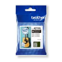 Brother Inktcartridge LC-421XLBK Origineel Zwart LC421XLBK - thumbnail