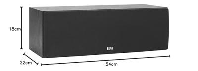 ELAC: Debut 2.0 C5.2 Centerspeaker 1 stuks - Zwart - thumbnail