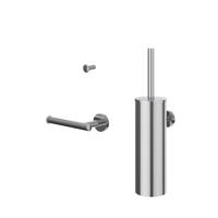 Accessoireset IVY Toiletborstelgarnituur Wandmodel, Kleine Handdoekhaak en Toiletrolhouder Chroom - thumbnail