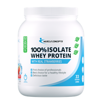 100% Isolate Whey Protein Aardbei - thumbnail