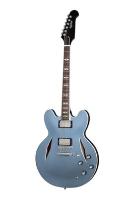 Epiphone Dave Grohl DG-335 Pelham Blue semi-akoestische gitaar met koffer