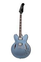Epiphone Dave Grohl DG-335 Pelham Blue semi-akoestische gitaar met koffer - thumbnail