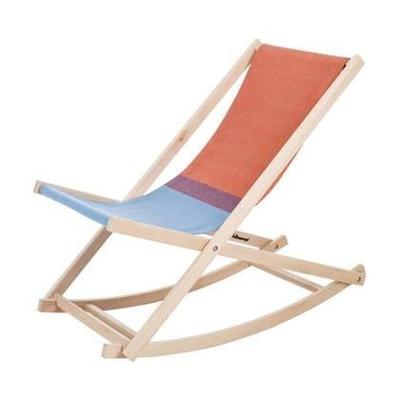 Weltevree Beachrocker loungestoel Red/Blue