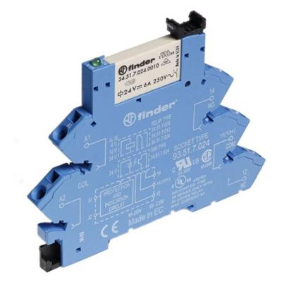Finder 38.61.3.240.0060 Koppelrelais 230 V/AC 6 A 1x wisselcontact 1 stuk(s) Finder 38.61.3.240.0060 Koppelrelais 230 V/AC 6 A 1x wisselcontact 1 stuk(s)
