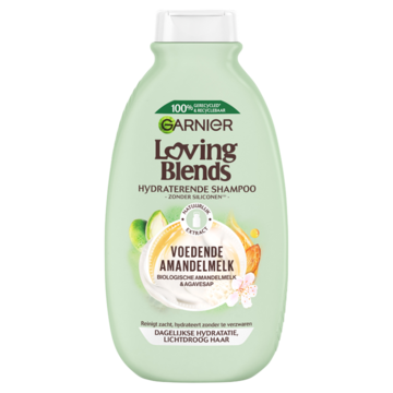 Garnier Garnier Shampoo Loving Blends - Amandelmelk & Agavesap 300ml