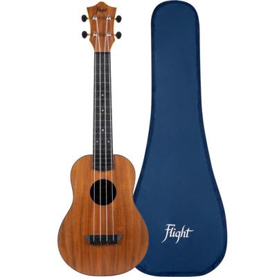 Flight Travel Series TUC Acacia concert ukelele met gigbag