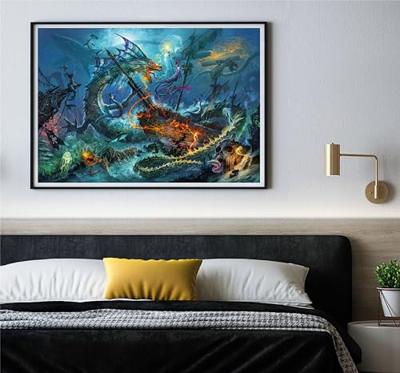 Clementoni legpuzzel the underwater battle, 3000st. Clementoni legpuzzel the underwater battle, 3000st.