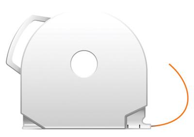 3D Systems CubePro filament ABS cartridge neon oranje (origineel) 3D Systems CubePro filament ABS cartridge neon oranje (origineel)