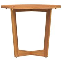 Tuintafel rond 90x75 cm massief acaciahout - thumbnail