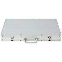 Pokerset met 1000 chips aluminium - thumbnail