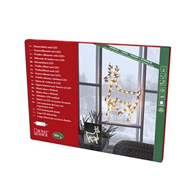 Konstsmide 2174-010 LED-raamhanger Rendier Warmwit LED Wit Energielabel: G (A - G) Schakelaar