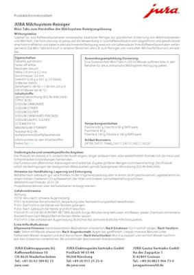Jura Melksysteemreiniger Mini-Tabs Reinigingstablet Wit - thumbnail