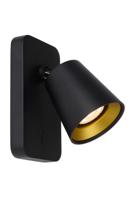 Lucide TURNON - Bedlamp / Wandlamp - LED Dim to warm - GU10 - 1x5W 2200K/3000K - Zwart - thumbnail