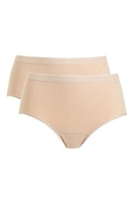 2-Pack midi dames slips - 32280 - Organic - Biologisch katoenen dames heup slips - Vrouwen ondergoed
