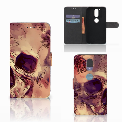 Telefoonhoesje met Naam Motorola Moto G4 | G4 Plus Skullhead