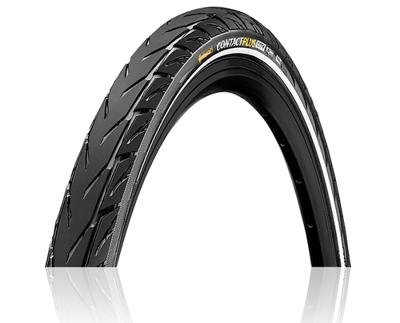 CONTINENTAL buitenband contact plus city 37-622 (28x1.40) zwart reflex - thumbnail