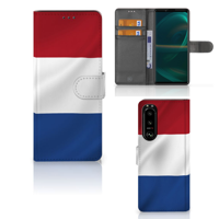 Sony Xperia 5III | Bookstyle Case | Nederlandse Vlag - thumbnail