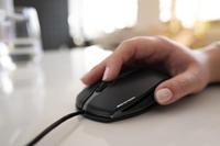 CHERRY Gentix Muis USB Optisch Zwart 3 Toetsen 1000 dpi Geïntegreerd scrollwiel - thumbnail