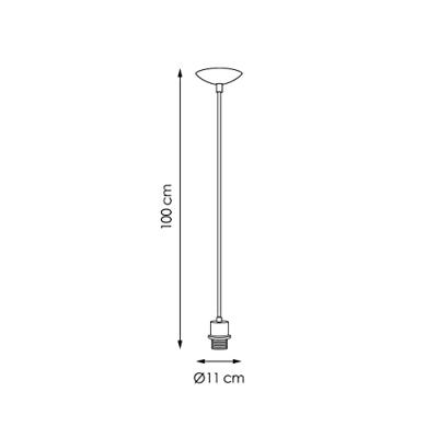 Light depot - verlichtingspendel Fabric - zilver - Outlet