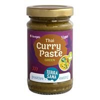 TerraSana Thaise groene currypasta bio 120 Gram - thumbnail