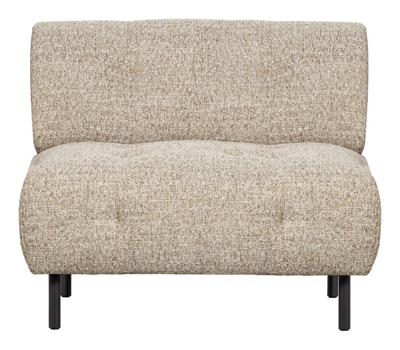 WOOOD Fauteuil 'Lloyd' Geweven stof, kleur Naturel Melange