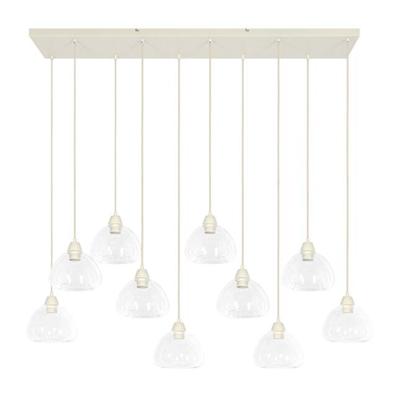 Light & Living Hanglamp 'Bisho' 10-lamps, kleur Crème
