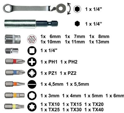 Connex Bitsset Met Ratel 25Dlg Box - COXB973925 Connex Bitsset Met Ratel 25Dlg Box - COXB973925