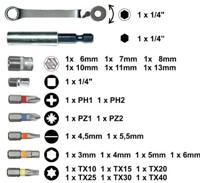 Connex Bitsset Met Ratel 25Dlg Box - COXB973925 - thumbnail