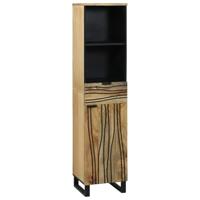 Badkamermeubelset met lade 3 pcs Bruin 38 x 33 x 160 cm - thumbnail