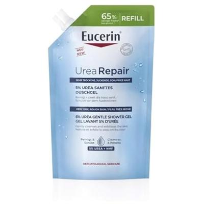 Eucerin UreaRepair Wasgel 5% Urea Zeer Droge en Ruwe Huid Navulling 400ml