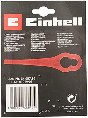 Einhell 3405730 Reserve mes Set van 20 stuks Geschikt voor (grastrimmer): Einhell GE-CT 18 Li Solo, Einhell BG-CT 18 Li, Einhell RG-CT 18/1 Li, Einhell GE-CT