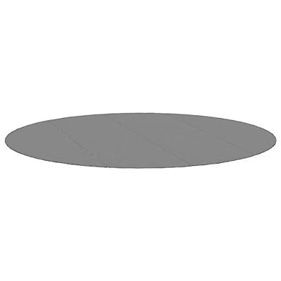 VidaXL Zwembadgrondzeil ø428 cm polyester geotextiel lichtgrijs