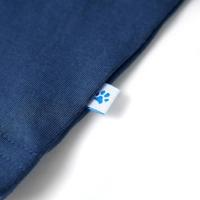 Kindershirt 140 donkerblauw - thumbnail