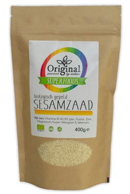 Original Superfoods Biologische Sesamzaad Gepeld 1000 Gram Original Superfoods Biologische Sesamzaad Gepeld 1000 Gram