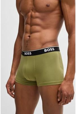 Boss Power boxershort - trunk 3-pack groen - beige