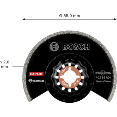 Bosch Accessoires Expert Grout Segment blad ACZ 85 RD4 multitoolzaagblad 85 mm - 1 stuk(s) - 2608900034