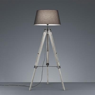 Reality Vloerlamp Tripod - Hout - Grijs Reality Vloerlamp Tripod - Hout - Grijs