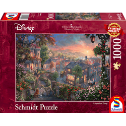 Disney Beauty and the Tramp Puzzel 1000 Stukjes