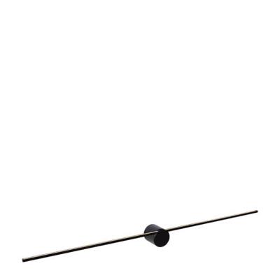 Lucide MIZAR - Wandlamp Badkamer - LED - 1x11W 2700K - IP44 - Zwart