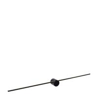 Lucide MIZAR - Wandlamp Badkamer - LED - 1x11W 2700K - IP44 - Zwart - thumbnail