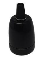 Lamphouder E27 porselein zwart - 6042951 - thumbnail