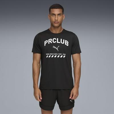Puma Run Club Graphic Mesh T-Shirt Heren