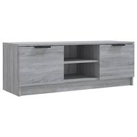 Tv-meubel 102x35x36,5 cm bewerkt hout grijs sonoma eikenkleurig - thumbnail