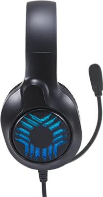 SpeedLink TYRON Over Ear headset Kabel Stereo Zwart, RGB Headset, Volumeregeling, Microfoon uitschakelbaar (mute) Gamen